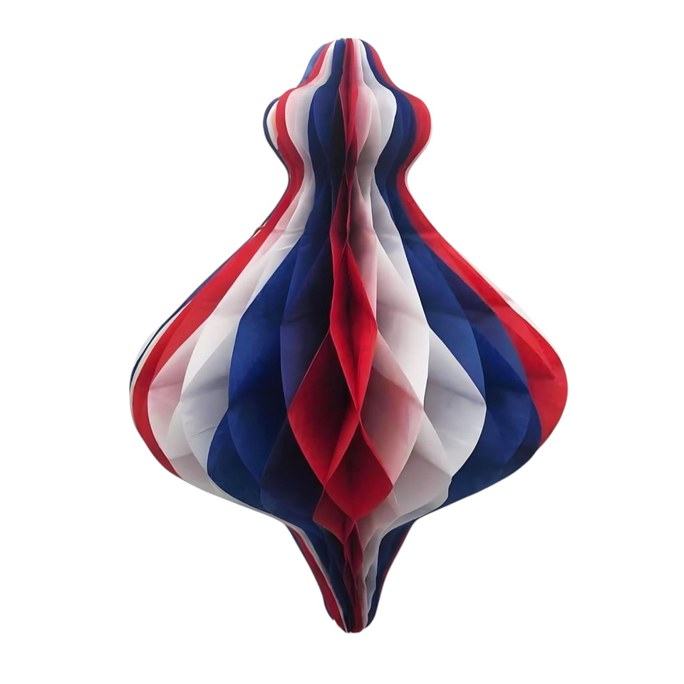 Adorno Trompo Diecichero Tricolor 40cm 1