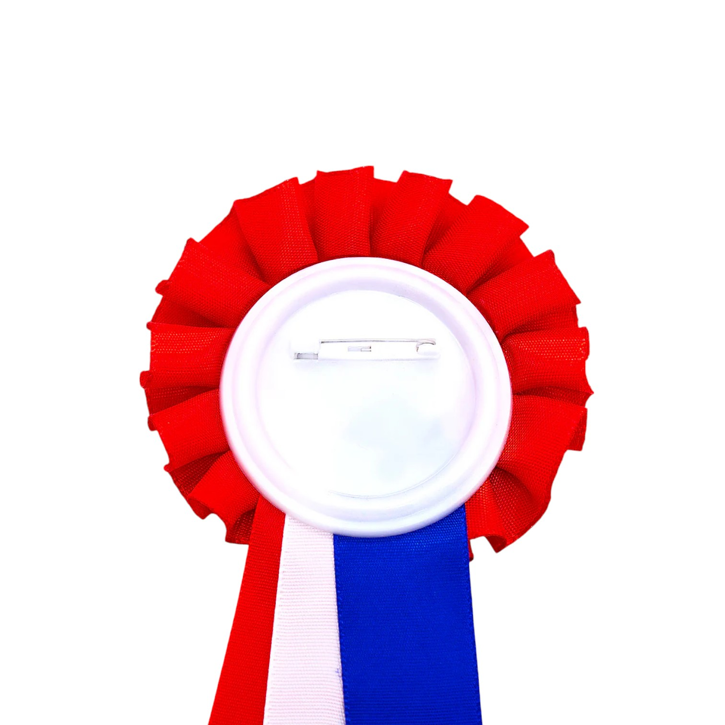 Escarapela Chapita Dieciochera Tricolor 18cm 12uni 2