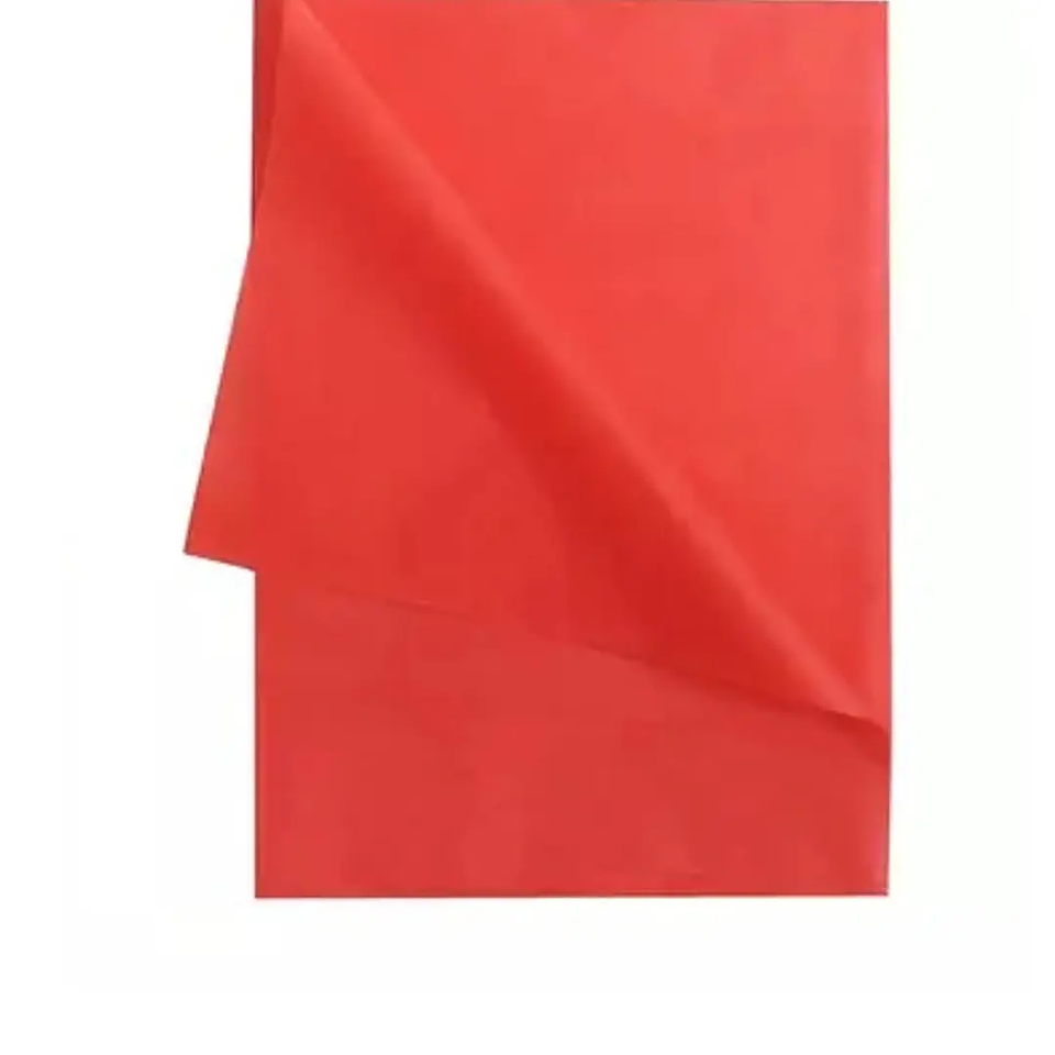 10 Pliegos Papel Seda Volantín Rojo Bandera 22grs 50x77cm Art&craft 1