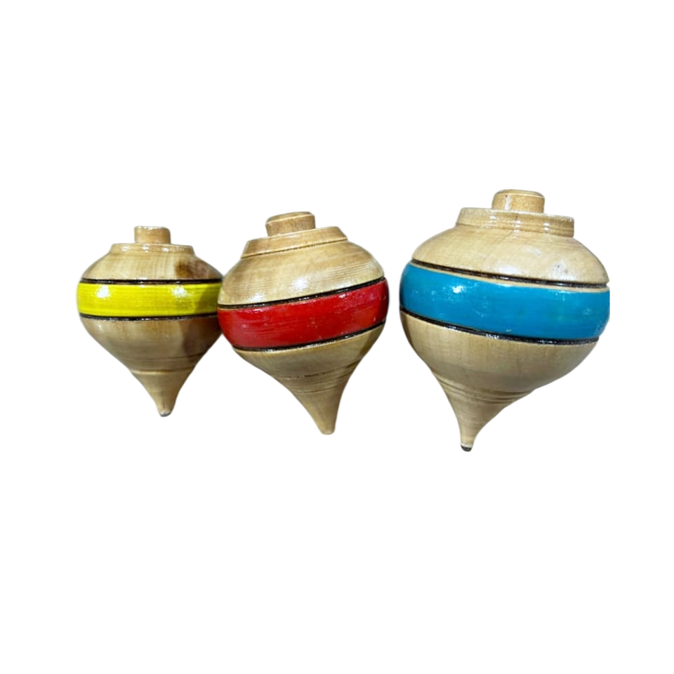 Trompo Barnizado #5 con Lienza 1