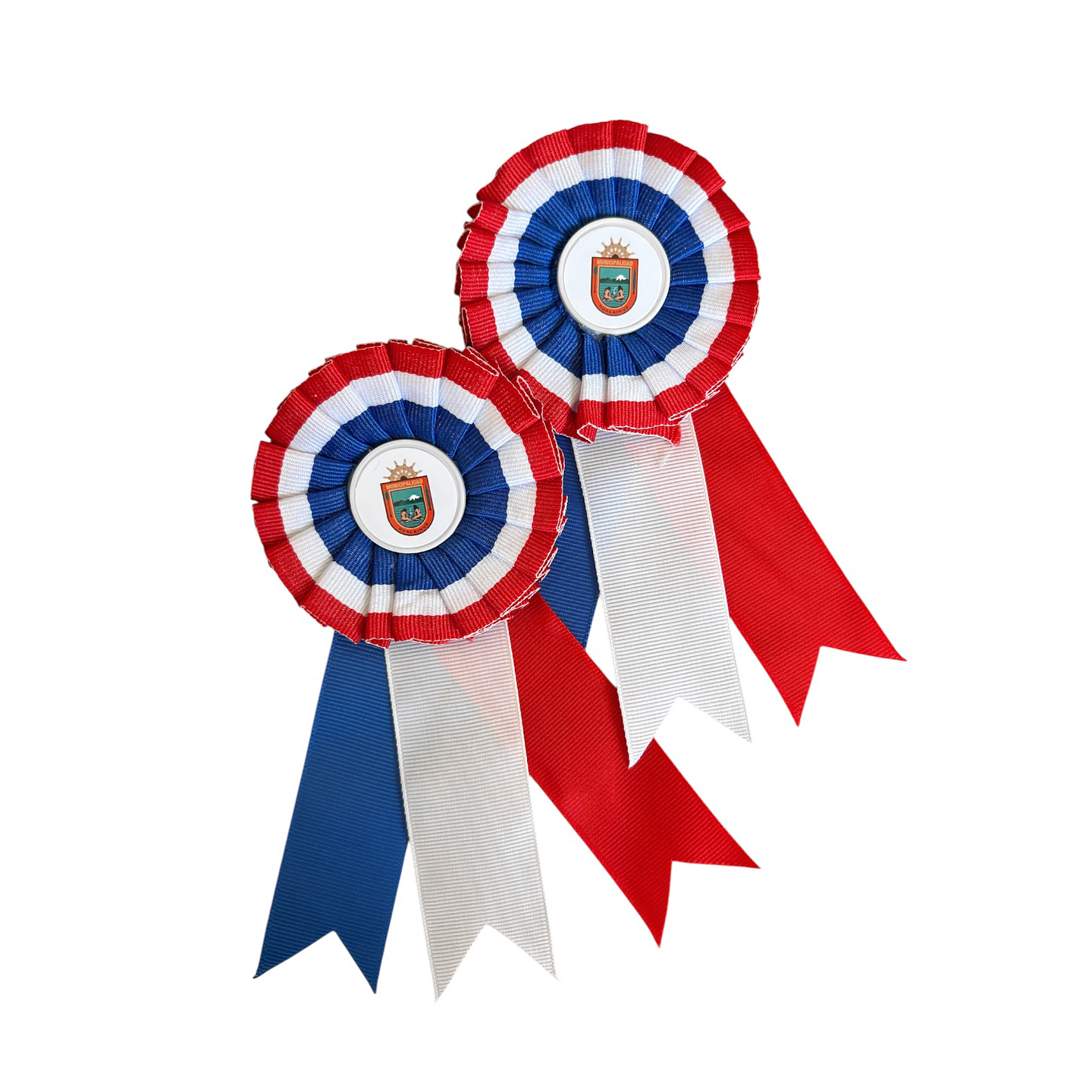 Escarapela Tricolor 80mm Personalizada 1