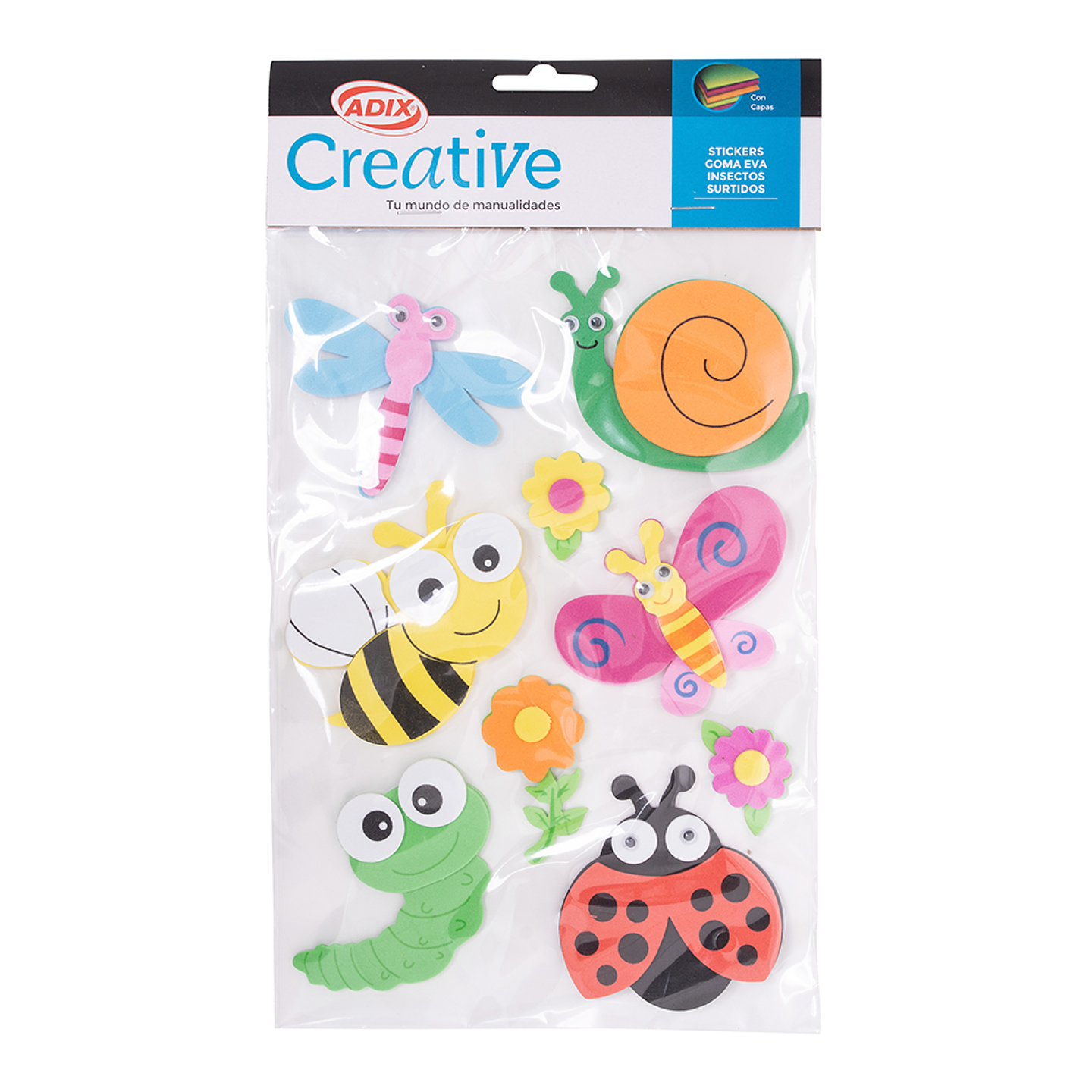 Block Sticker Goma Eva Insecto Surtido (069) Creative 1