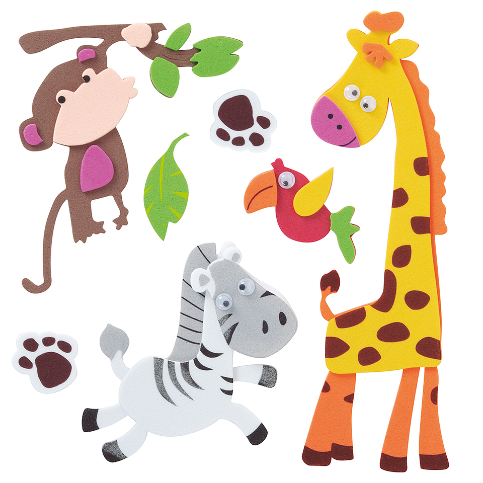 Block Sticker Goma Eva Animal (072) Creative 2