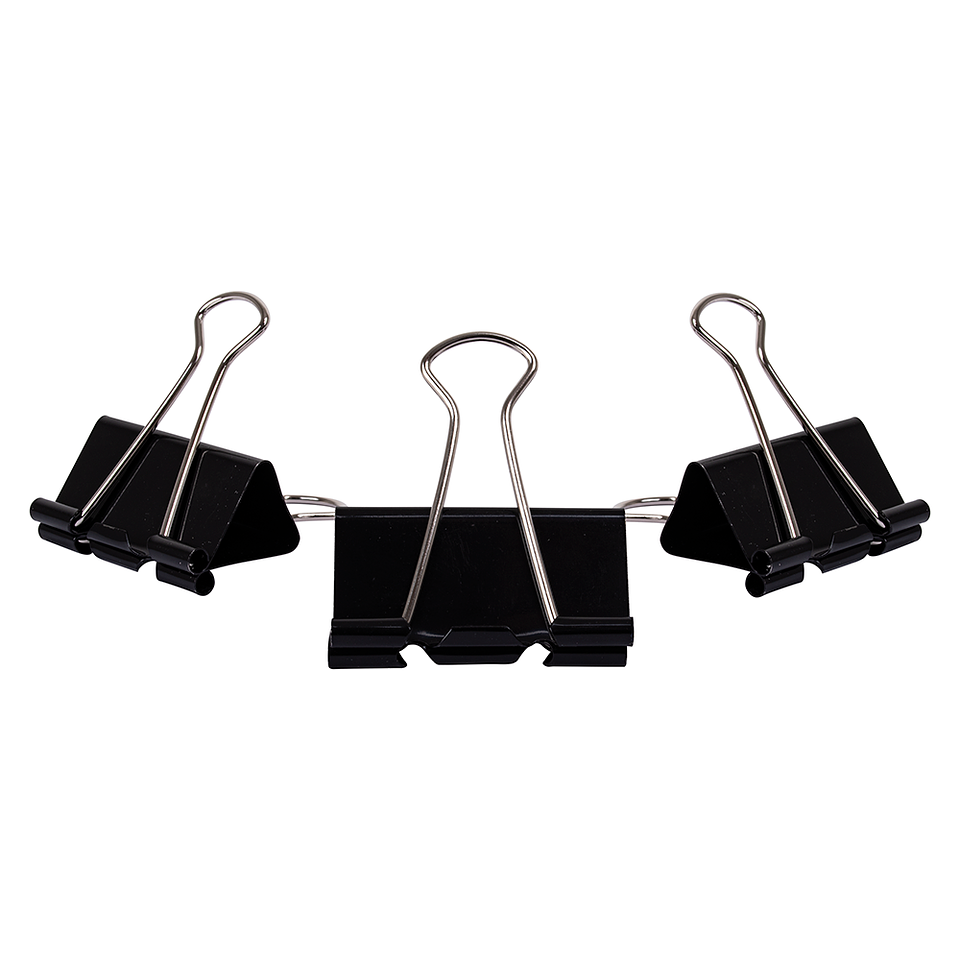 DOBLE CLIP 41MM 12UNI NEGRO (020) ADIX 2