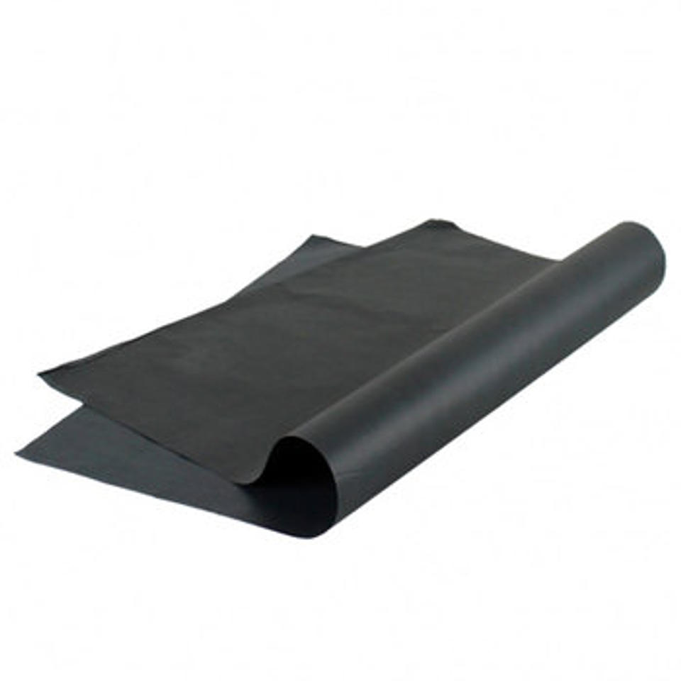 Pliego Papel Seda Volantin Color Negro 22grs 50x75cm Art&Craft 1