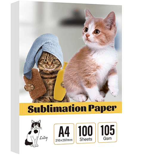 Papel Sublimación A4 100hjs 105grs Lily