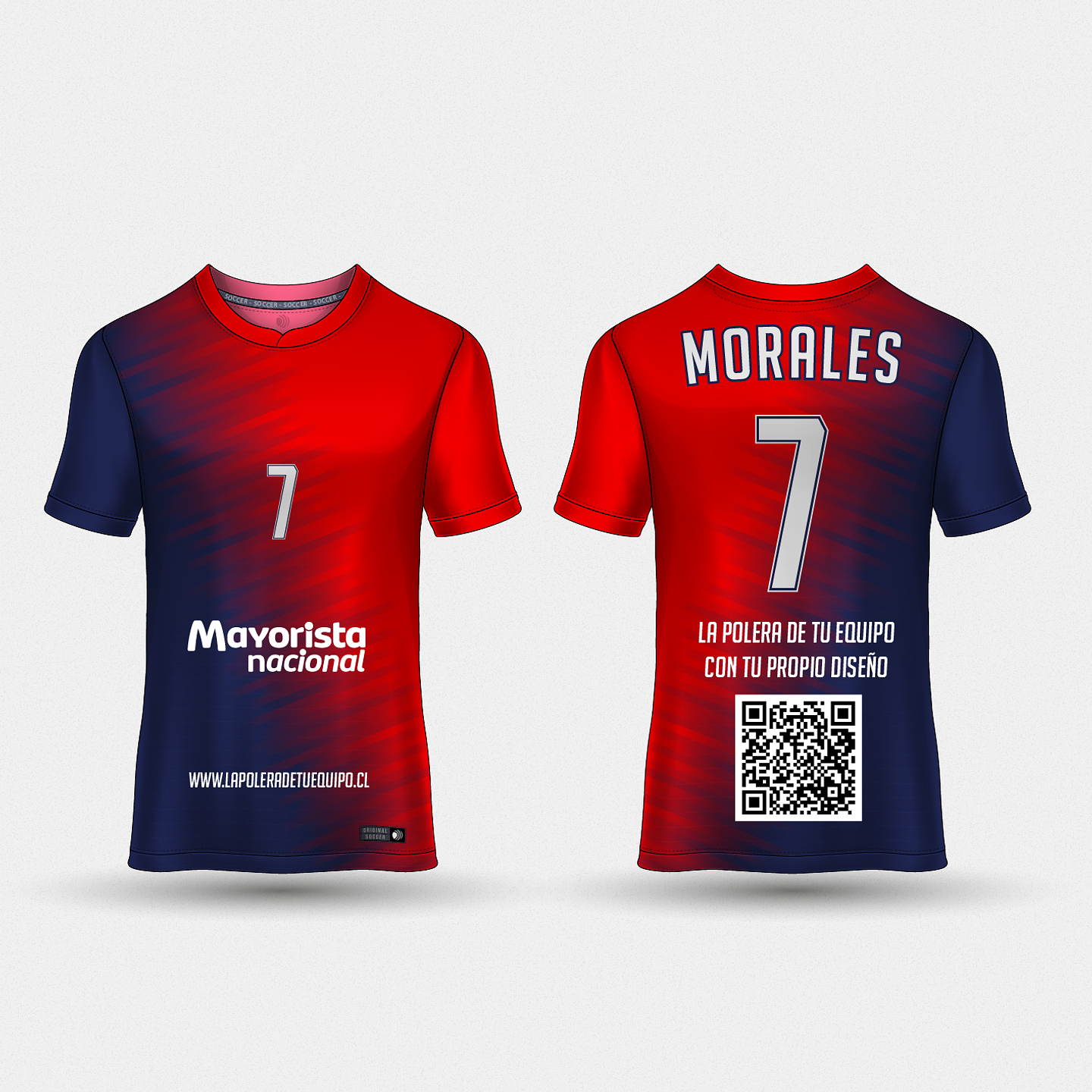 Polera deportiva personalizada Custom Pro 1