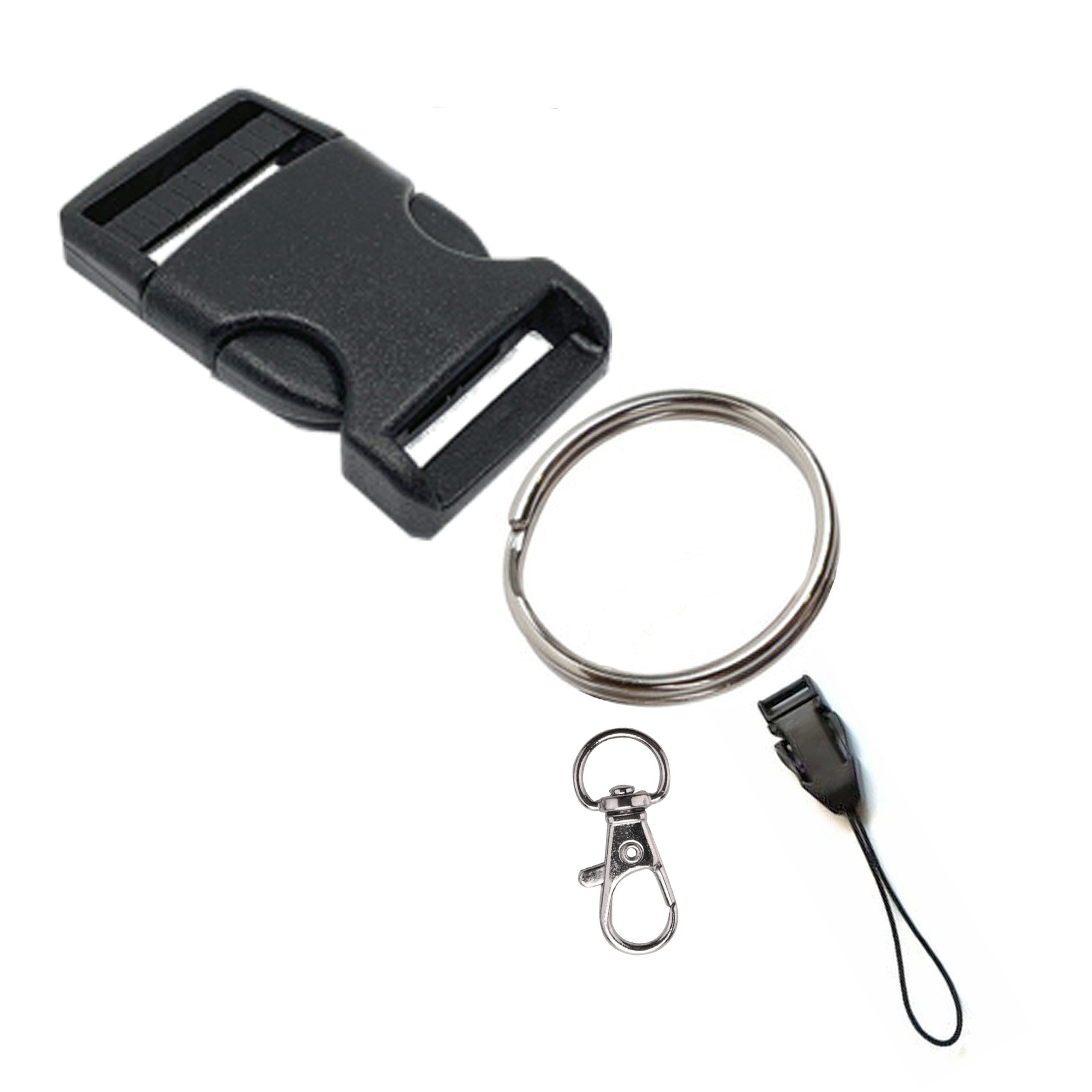 Kit accesorios lanyard full (20, 25 y 30mm) | Set completo para fabricar lanyards