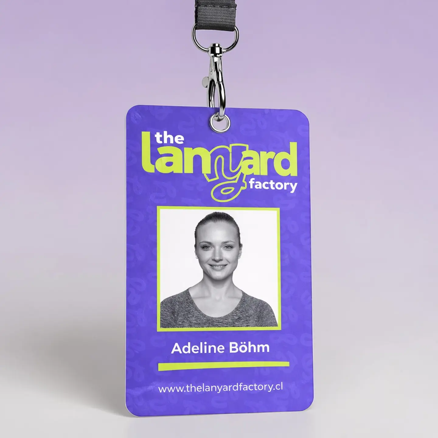 Pack 10 Lanyard porta credencial colgante identificación personalizado con credencial personalizada 9x14cm 2