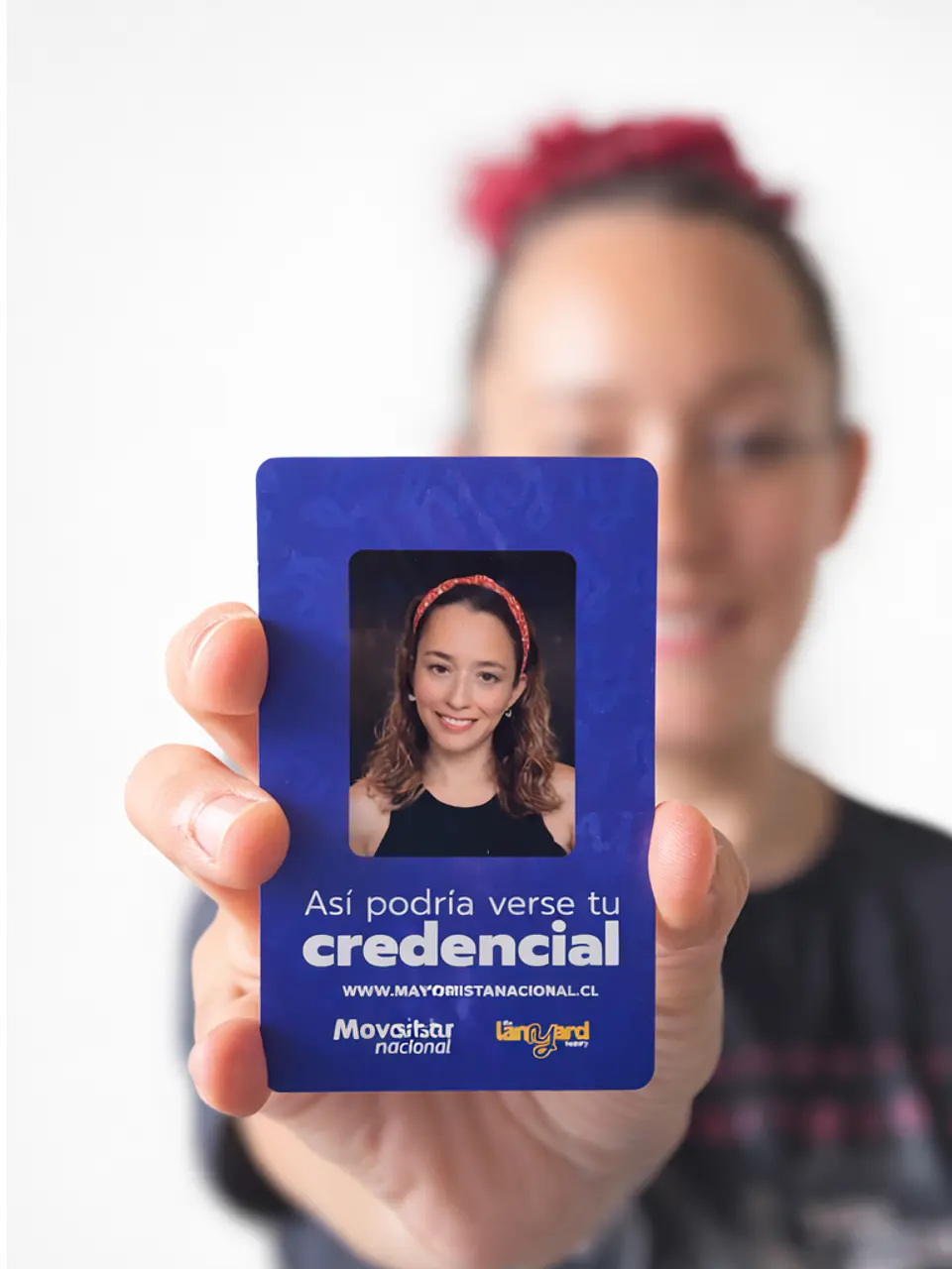 Credencial identificación personalizada PVC 8,5x6,4cm 3