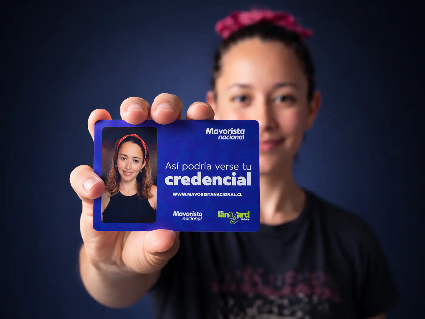 Credencial identificación personalizada PVC 8,5x6,4cm 2