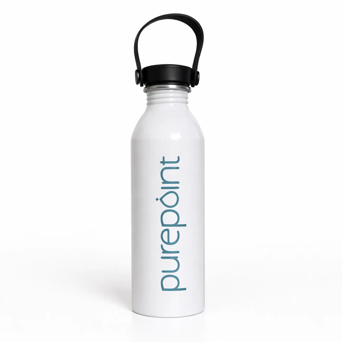 Botella de agua acero inoxidable personalizada con logo — 600 ml reutilizable regalo corporativo 1