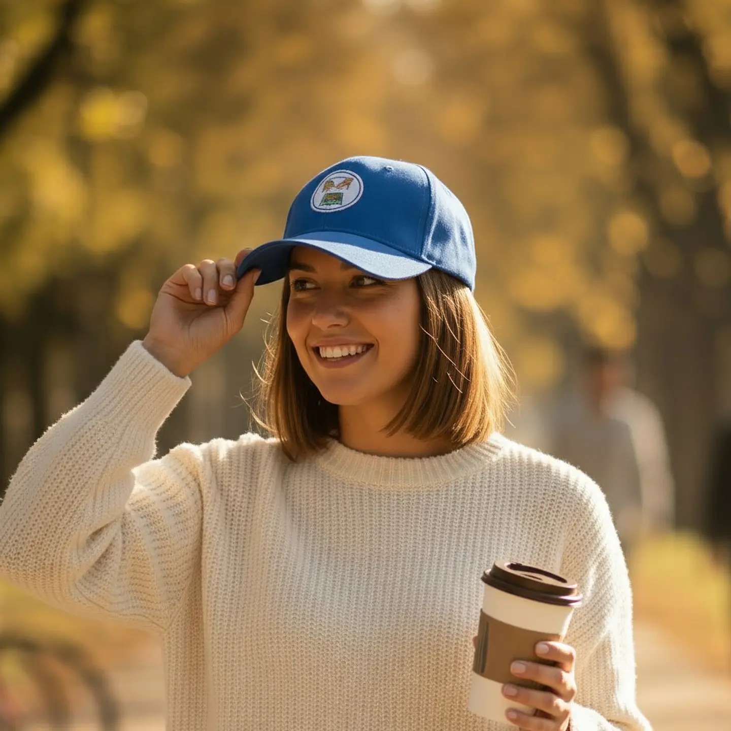 Jockey personalizado con logo bordado — gorra corporativa unisex talla única regalo empresarial 1