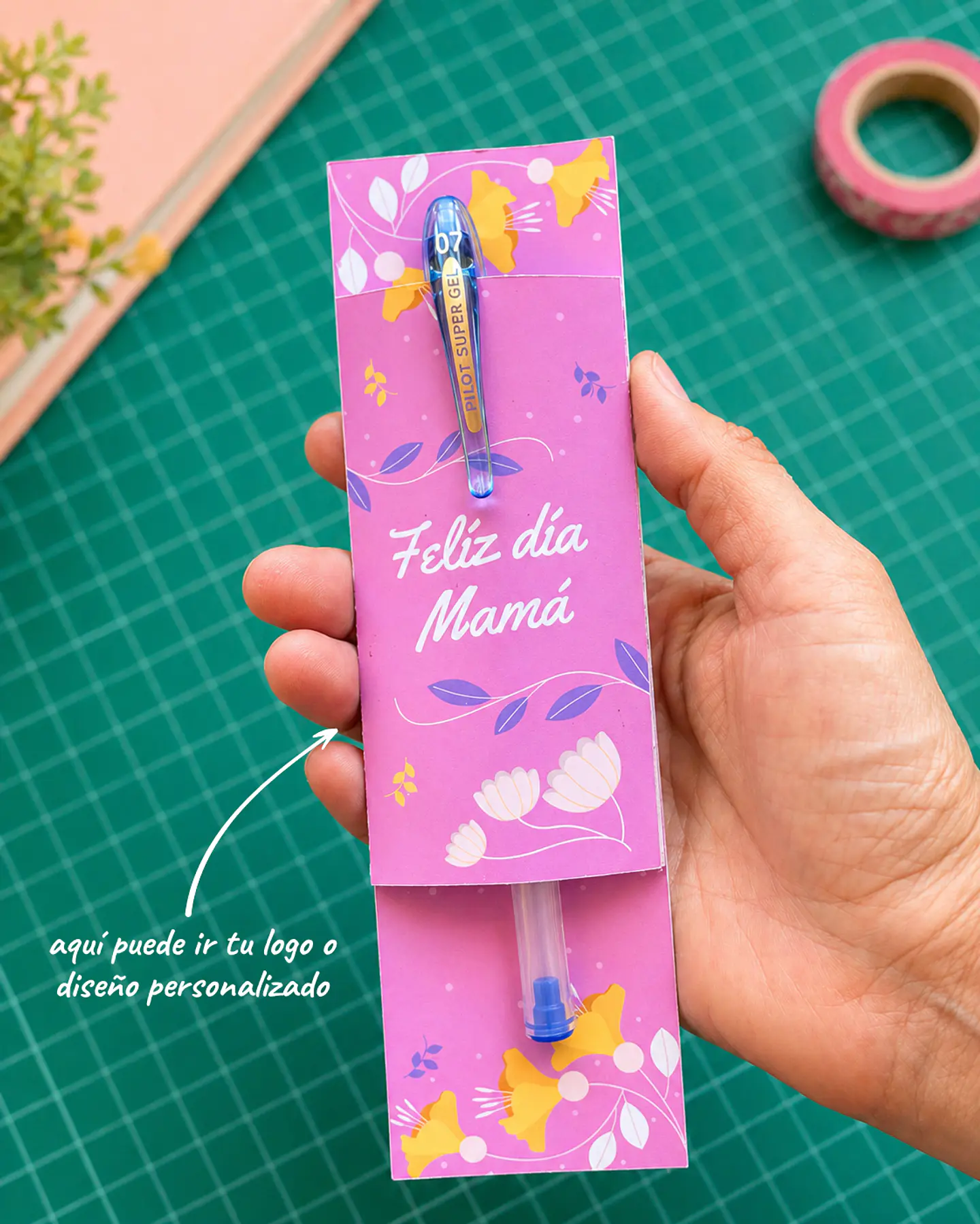 Lápiz Pilot Super Gel 0.7 mm con empaque Día de la Madre 2