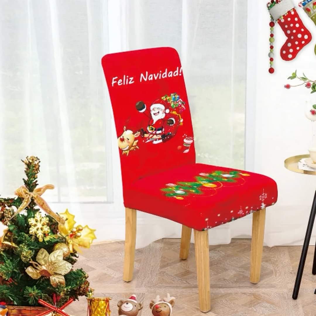 FUNDA SILLA NAVIDAD 6PCS