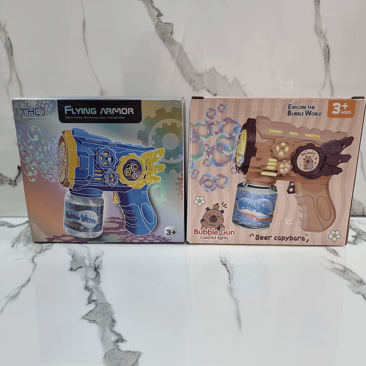 PISTOLA DE BURBUJAS ENGRANES 3