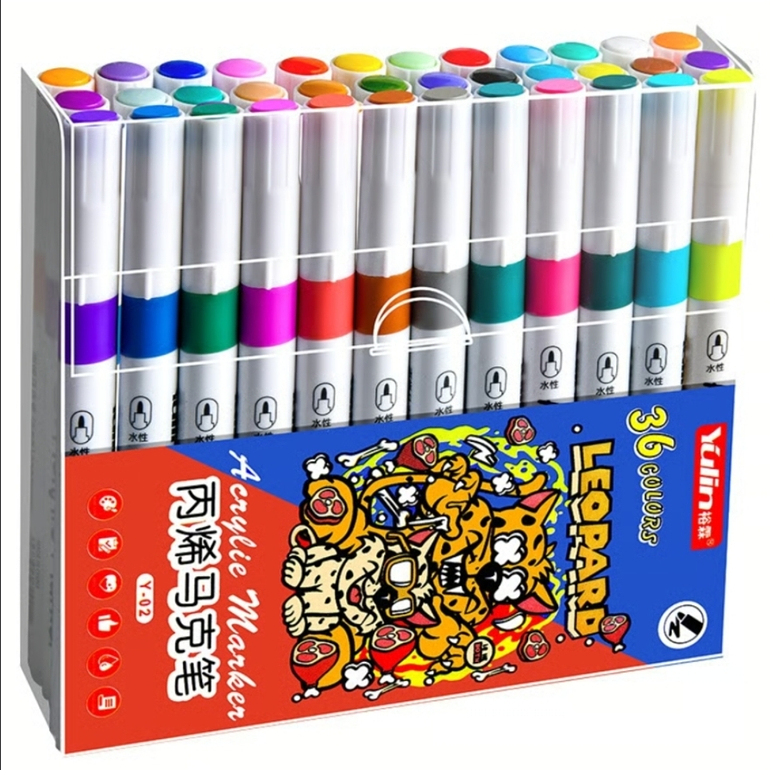 MARCADOR ACRILICO 36PCS 1