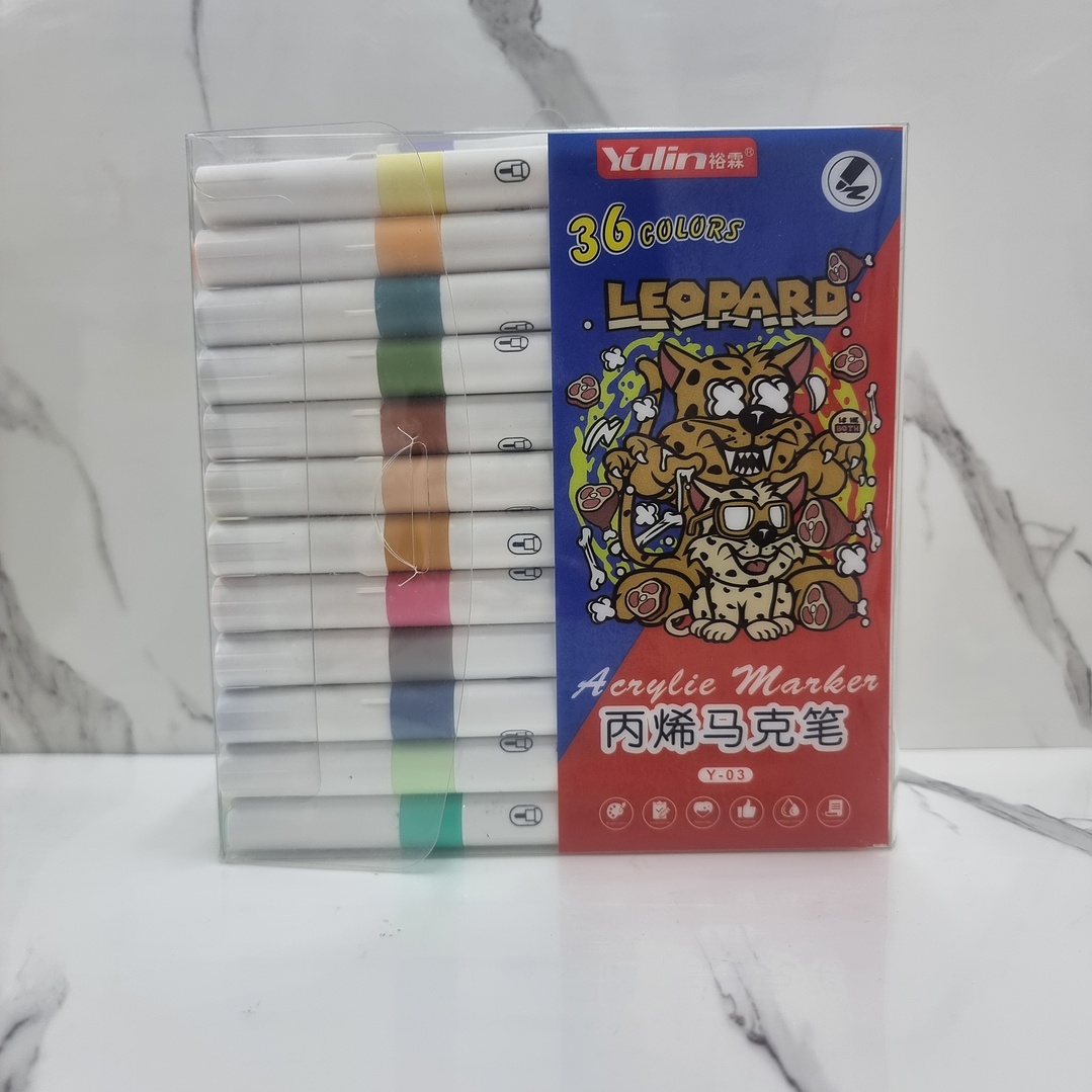 MARCADOR ACRILICO 36PCS 4