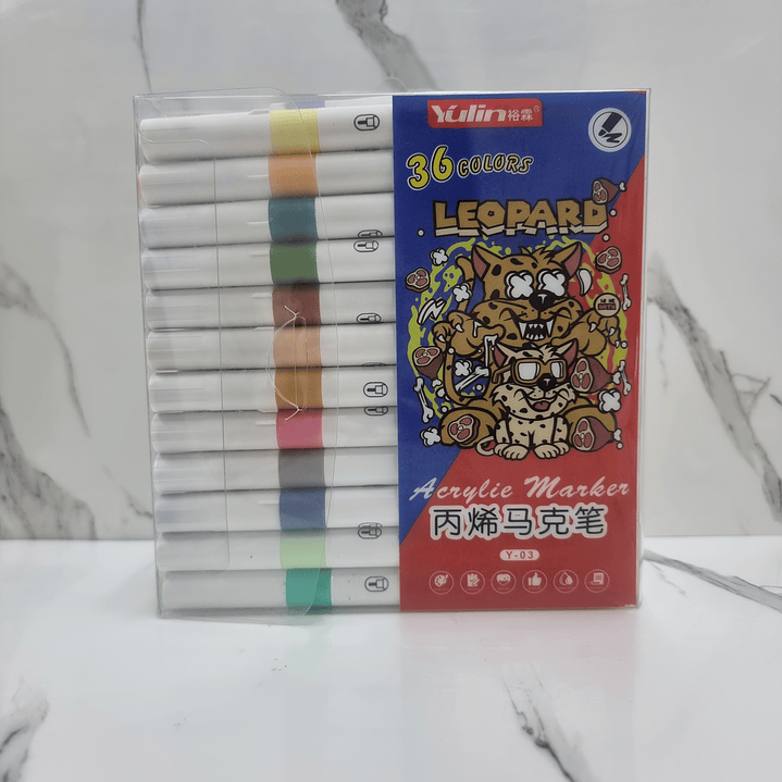 MARCADOR ACRILICO 36PCS 4