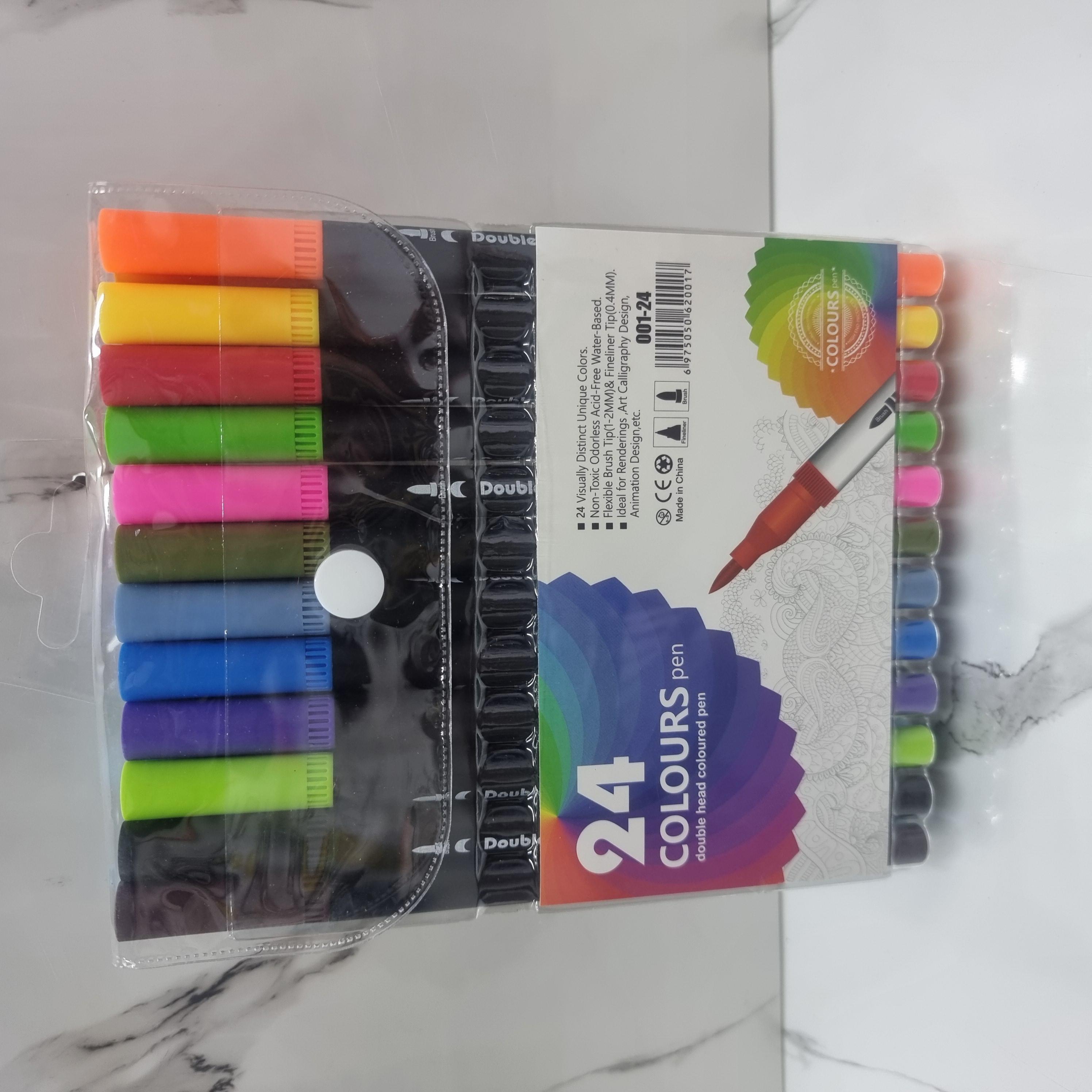 LAPIZ DOBLE PUNTA 24PCS