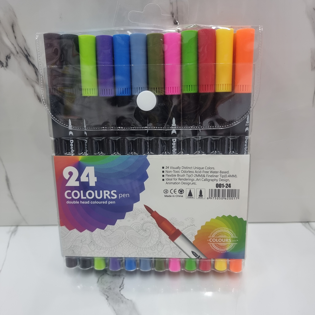 LAPIZ DOBLE PUNTA 24PCS 1