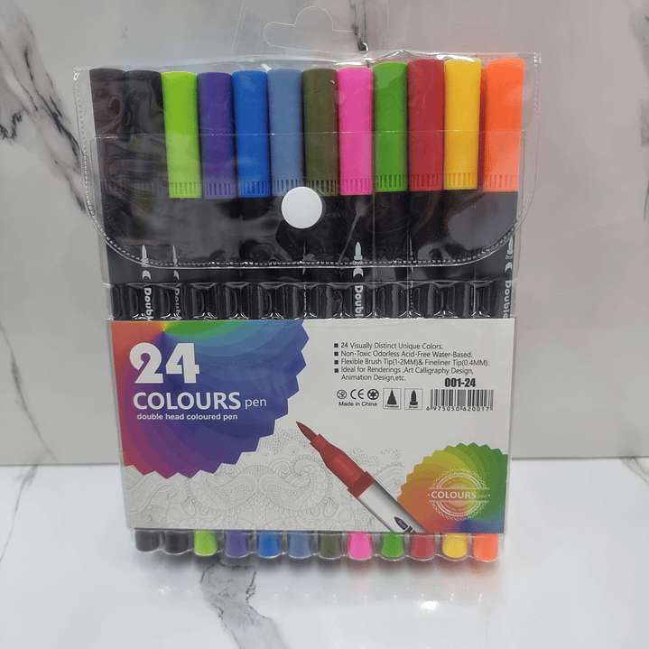 LAPIZ DOBLE PUNTA 24PCS 1