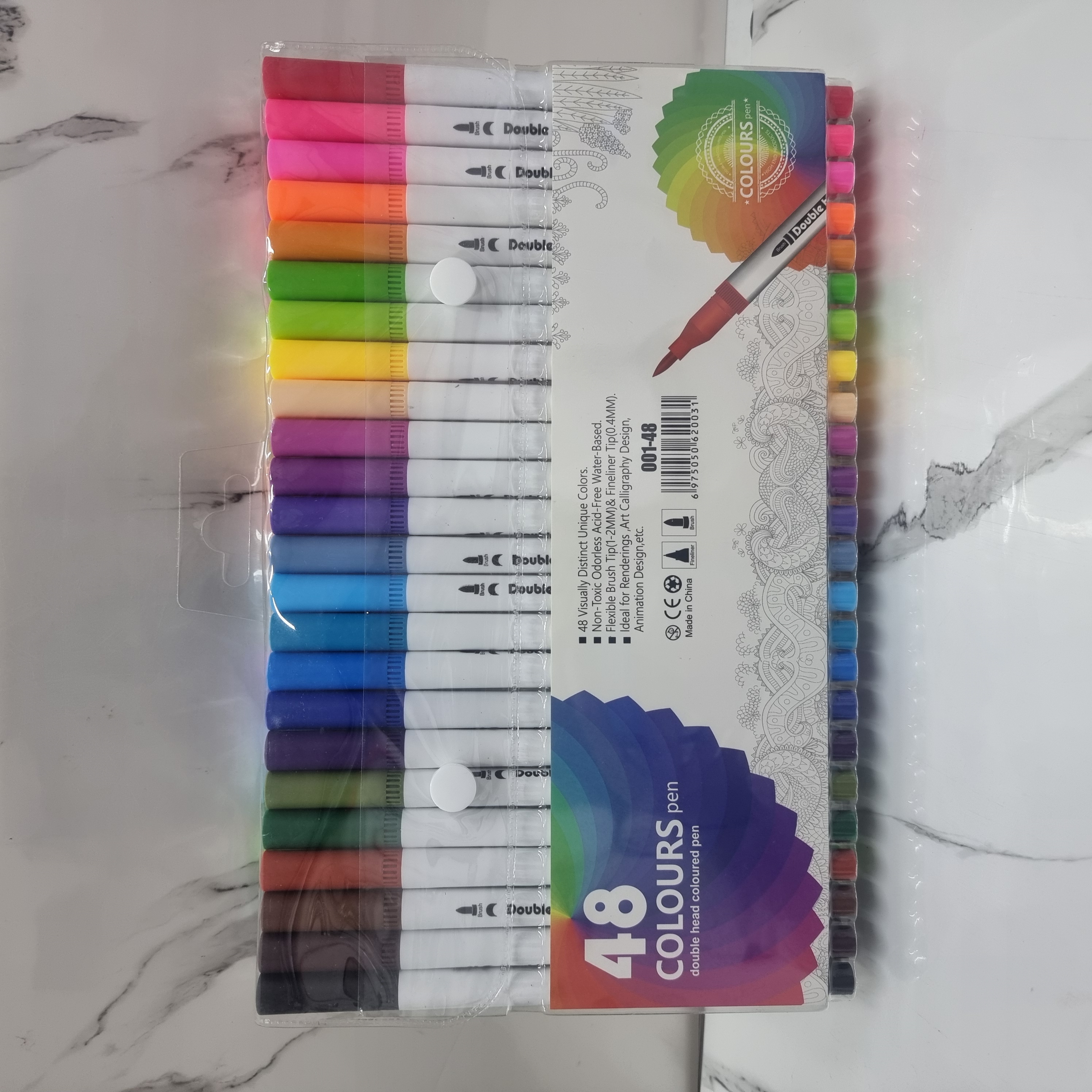 LAPIZ DOBLE PUNTA 48PCS