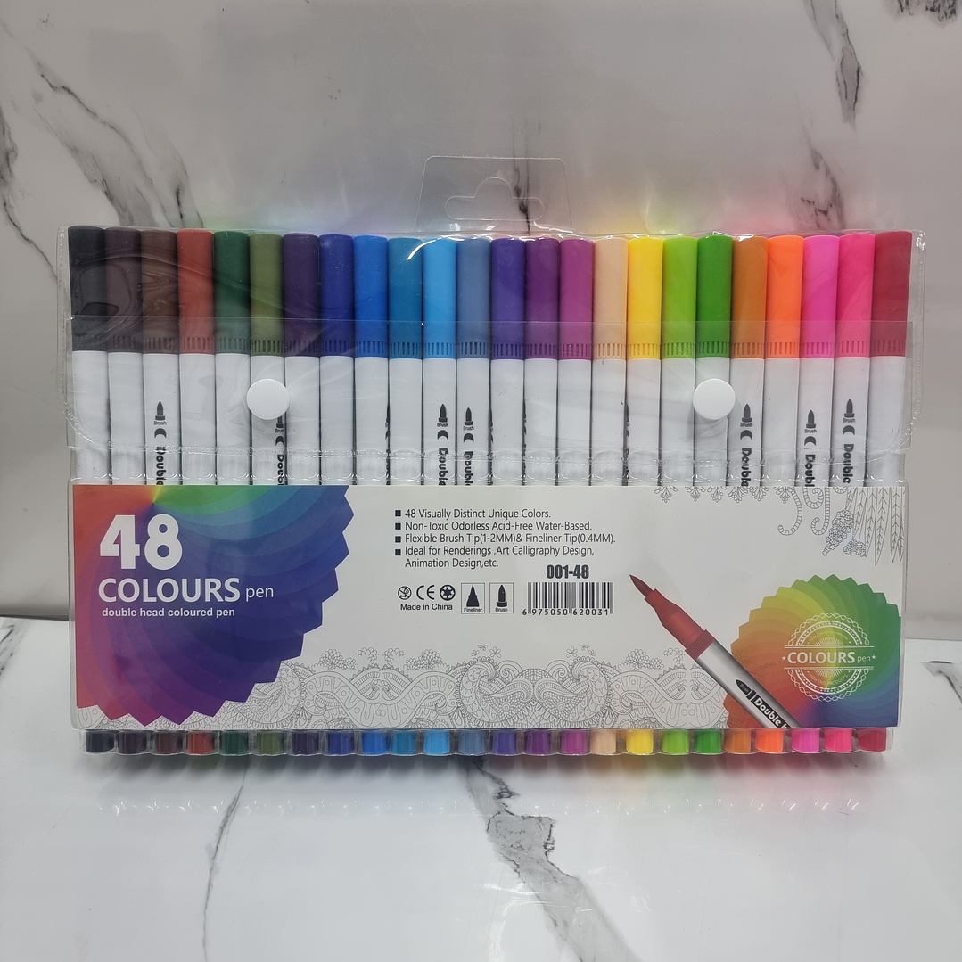 LAPIZ DOBLE PUNTA 48PCS 1