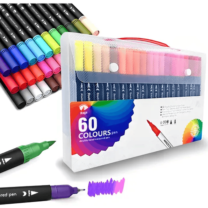 LAPIZ DOBLE PUNTA 60PCS 1