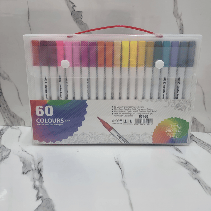 LAPIZ DOBLE PUNTA 60PCS 2