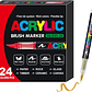 ACRYLIC BRUSH MARKER 24PCS - Miniatura 1