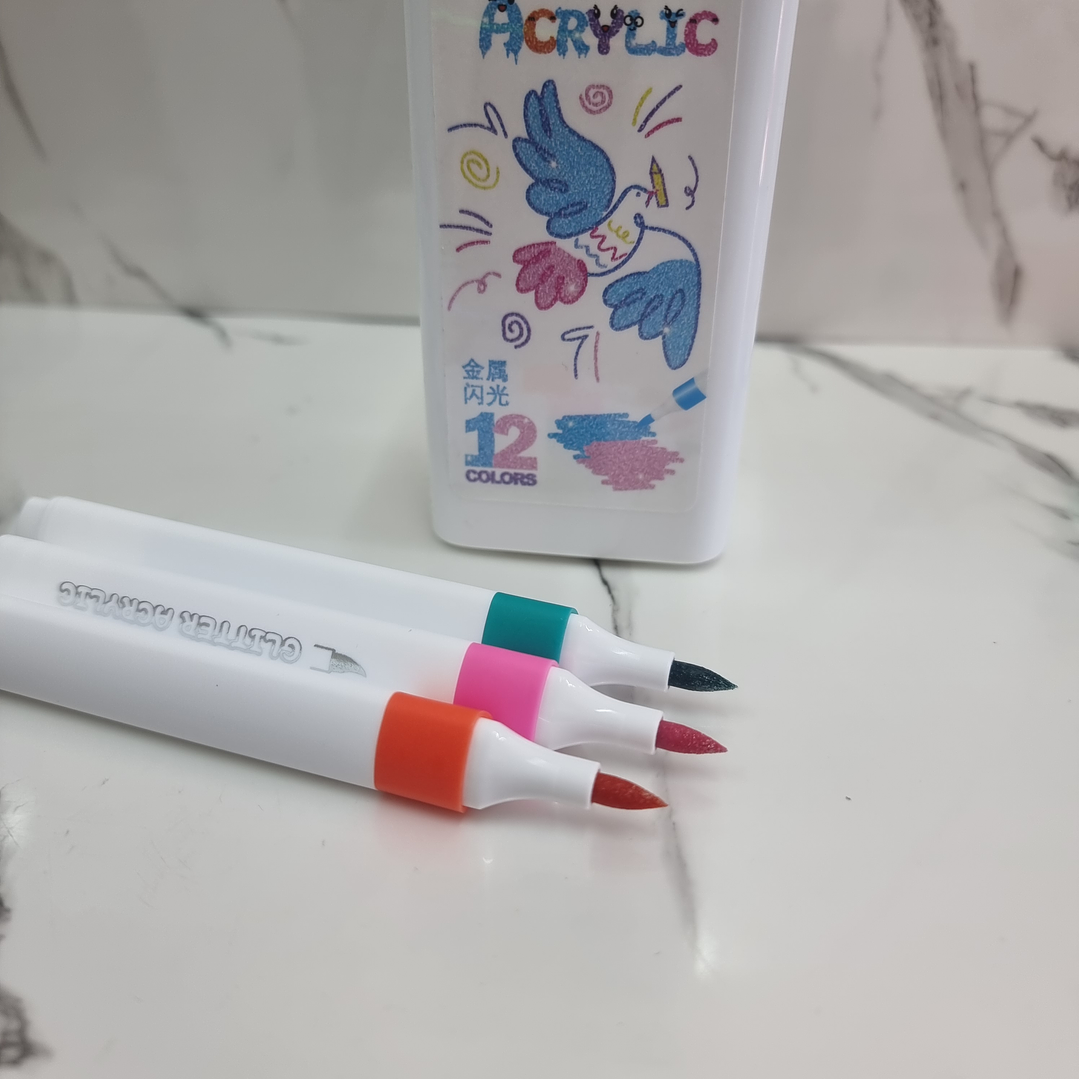 ACRILYC GLITTER 12PCS 3