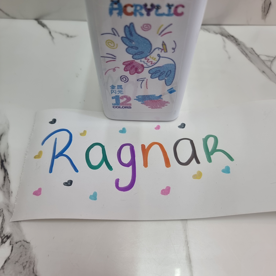 ACRILYC GLITTER 12PCS 2