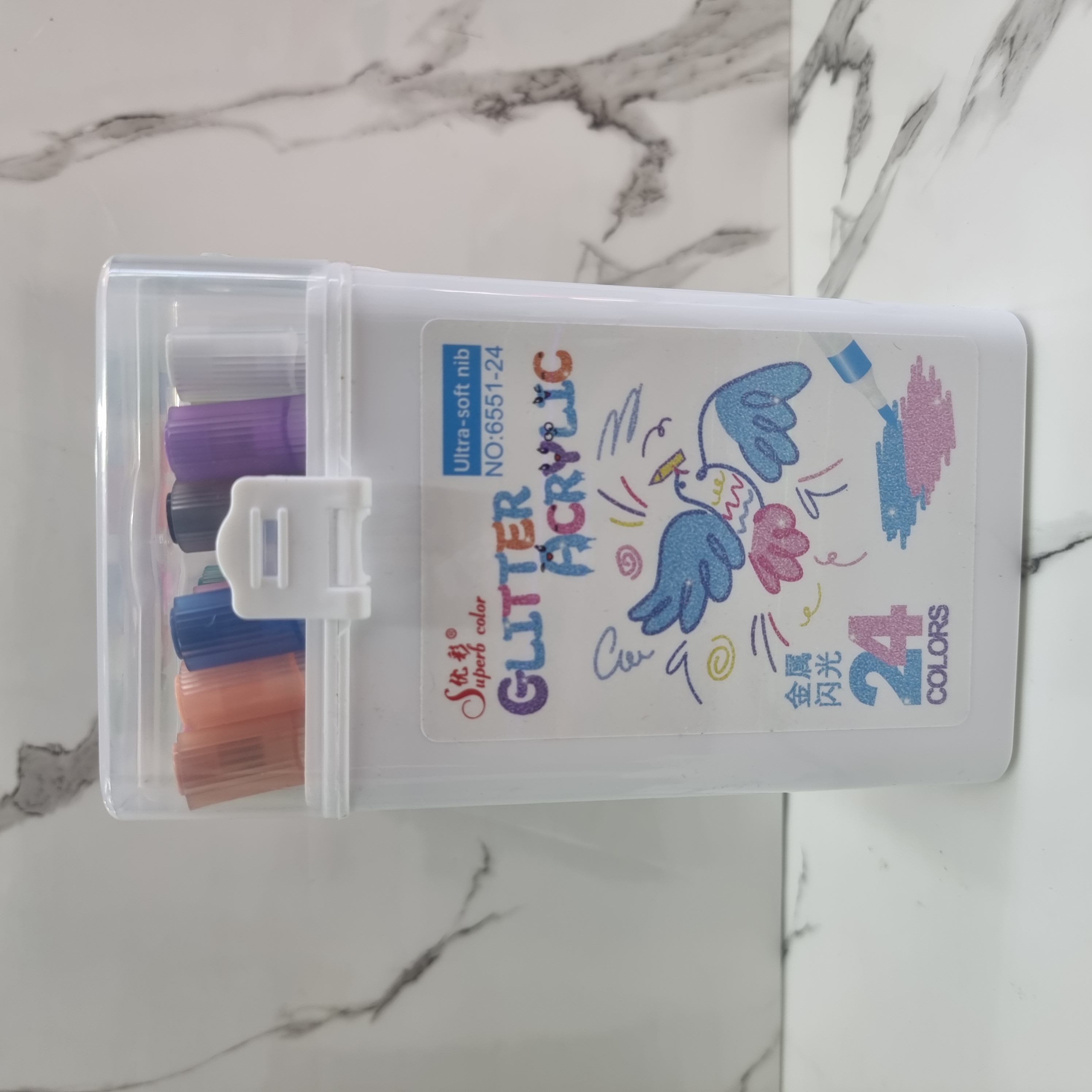 ACRILYC GLITTER 24PCS