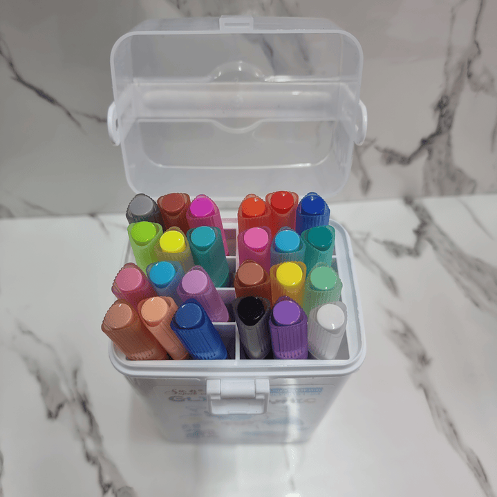 ACRILYC GLITTER 24PCS 3