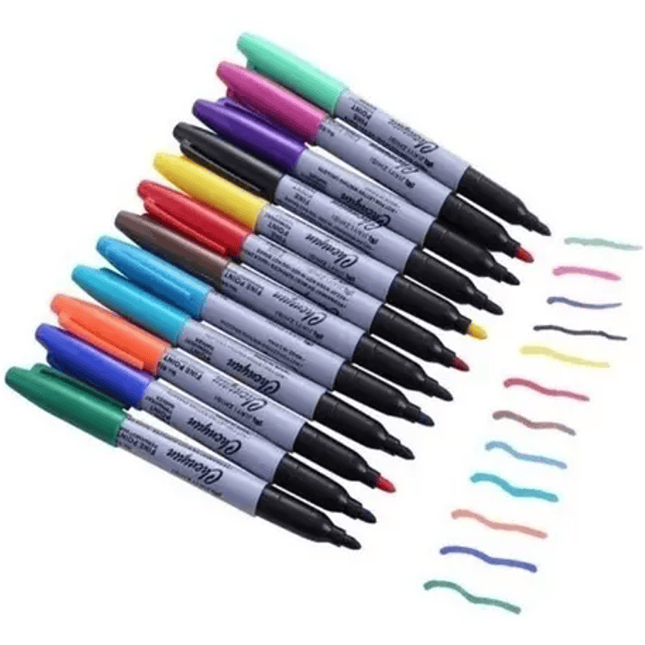 SET 12 PLUMONES DE COLOR 1