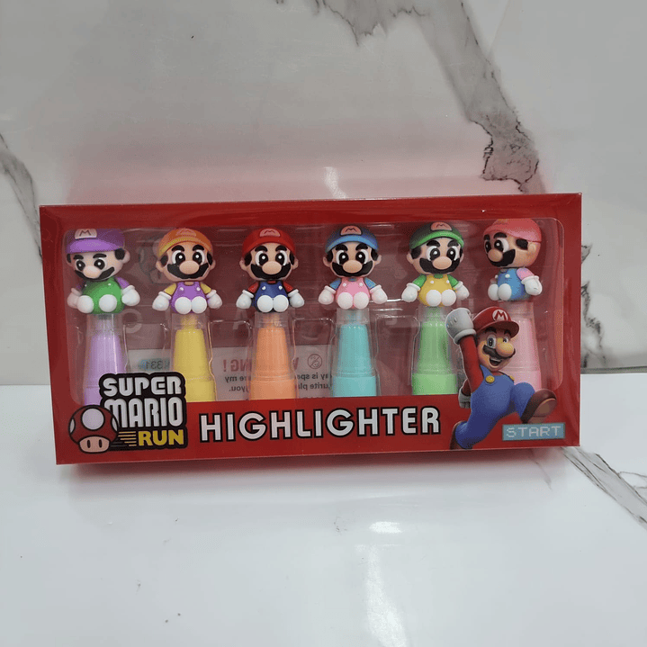 DESTACADOR HIGHLIGHTERS 6PCS 2