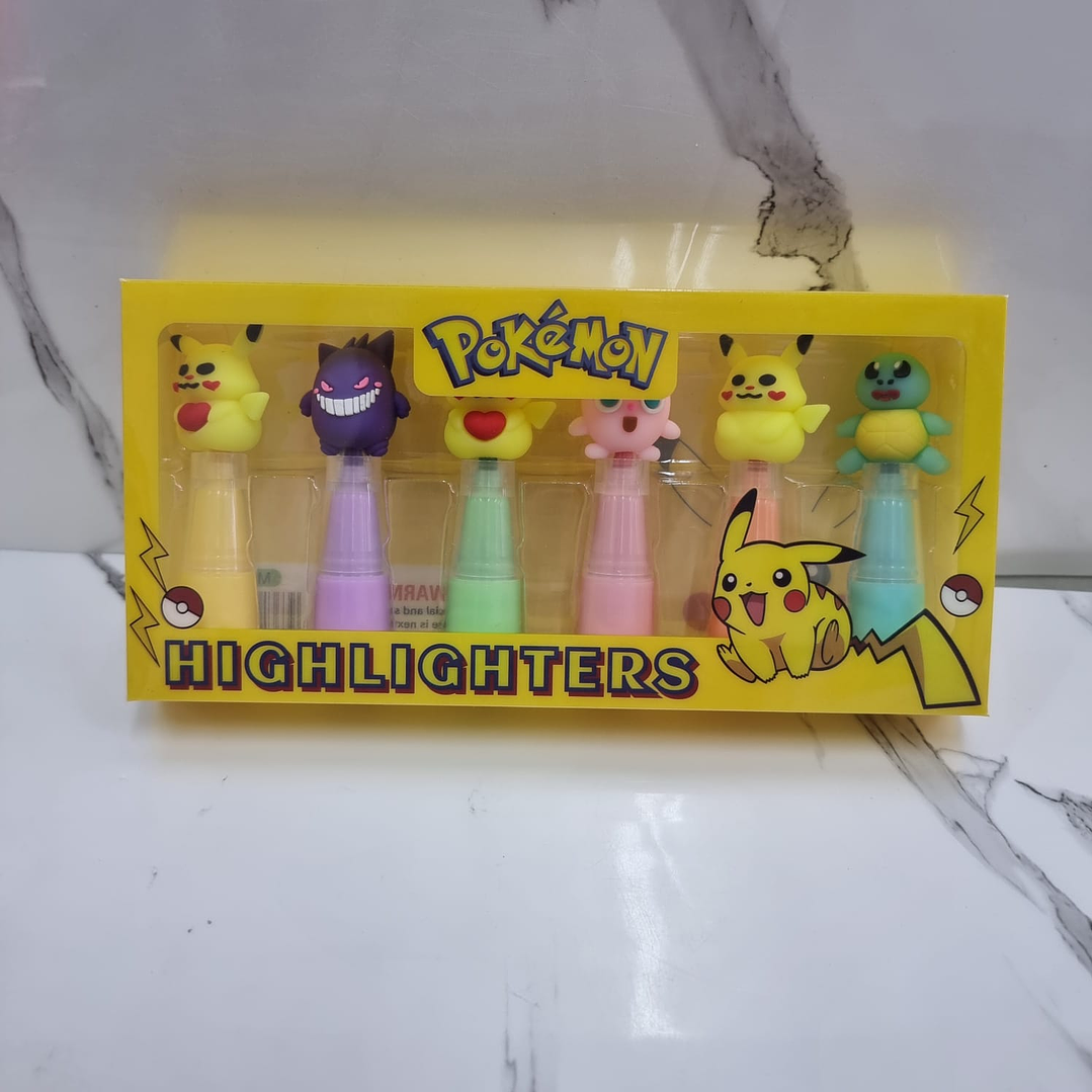 DESTACADOR HIGHLIGHTERS 6PCS 3