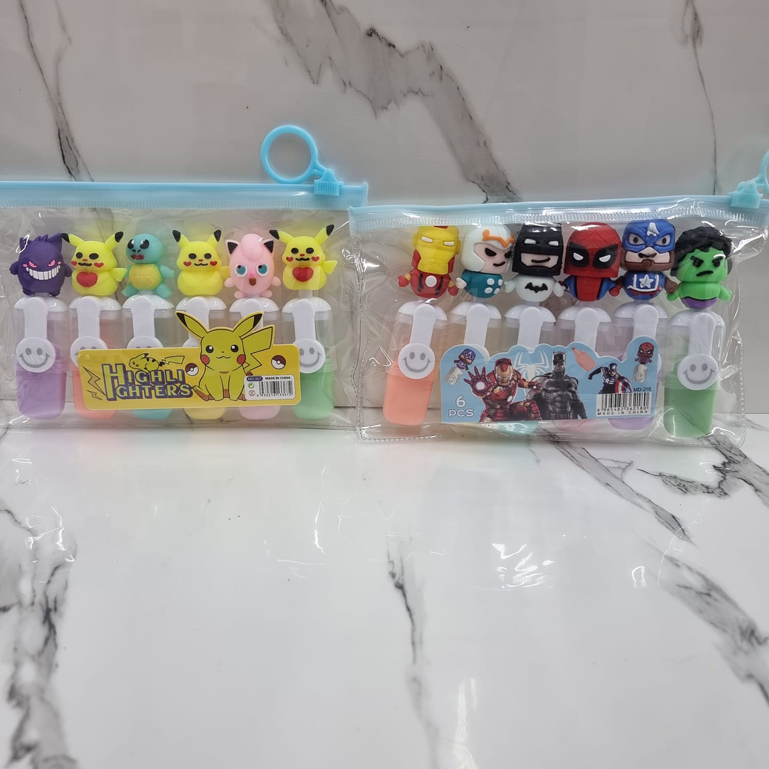 DESTACADOR SMILE 6PCS 1