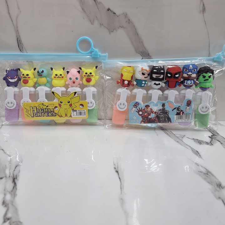 DESTACADOR SMILE 6PCS 1