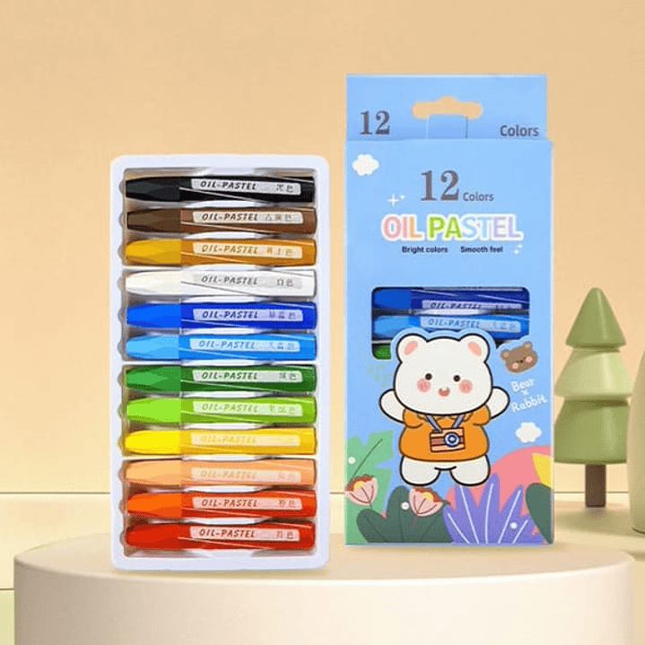 LAPIZ PASTEL 12PCS 1