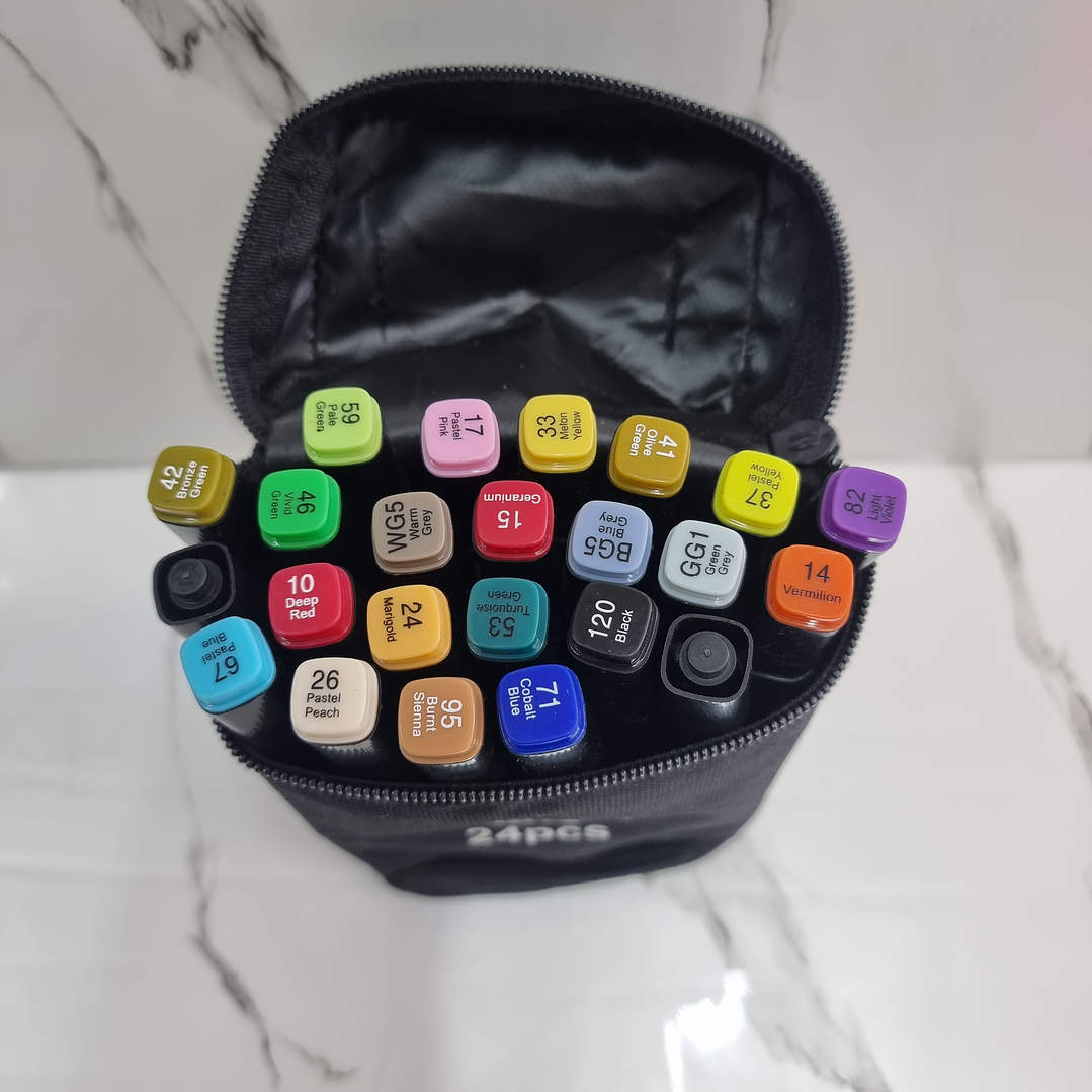 MARCADORES BOLSA 24pcs 2