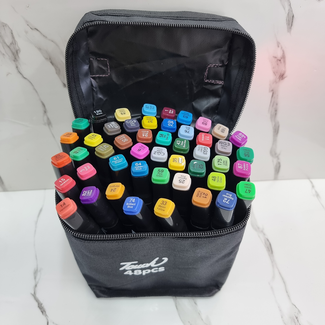 MARCADORES BOLSA 48PCS 2