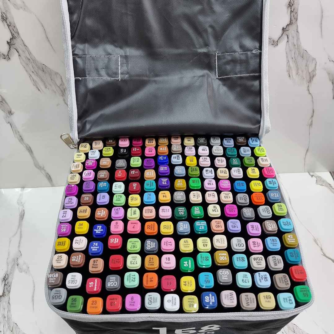 MARCADORES BOLSA 168PCS 3