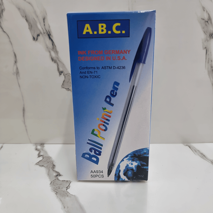 CAJA 50 LAPIZ PASTA ABC 1