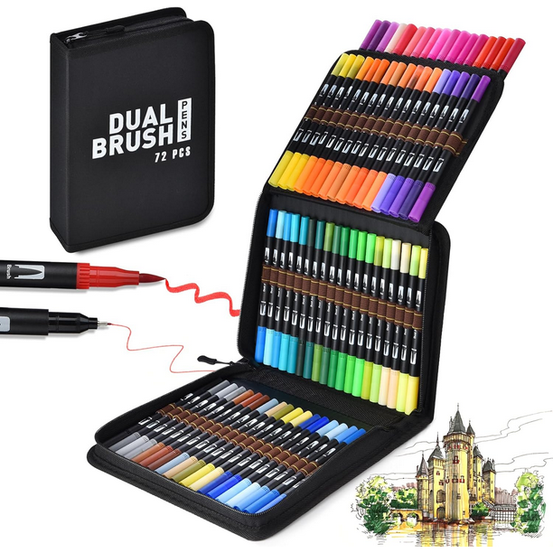 DUAL BRUSH 72PCS