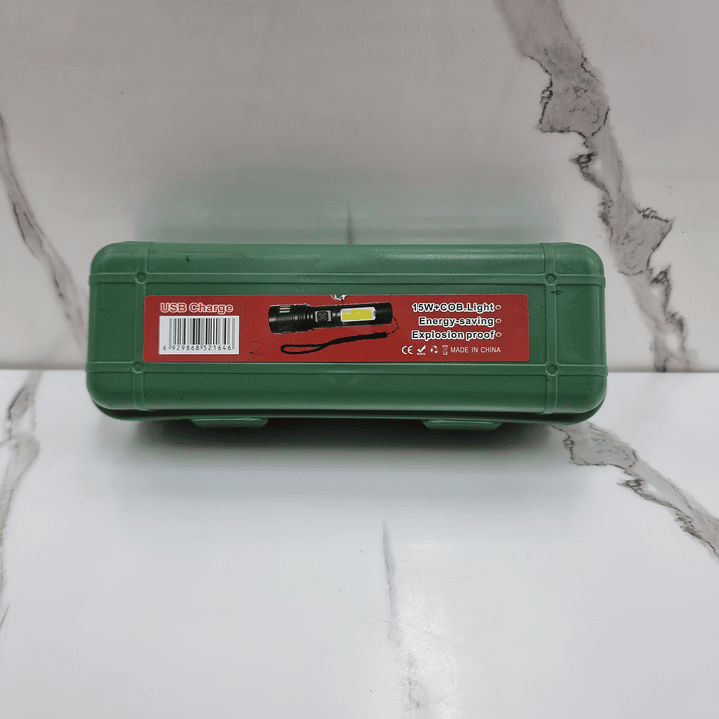 LINTERNA CAJA VERDE GRANDE  1