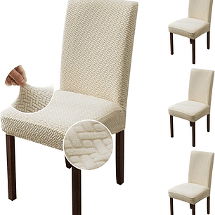 FUNDA SILLA TEXTURIZADA 6PCS