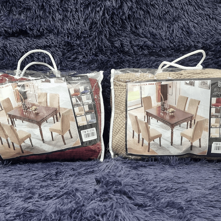 FUNDA SILLA TEXTURIZADA 6PCS 2