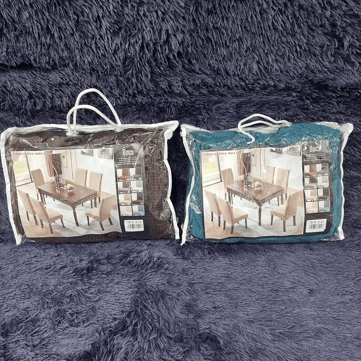 FUNDA SILLA TEXTURIZADA 6PCS 3
